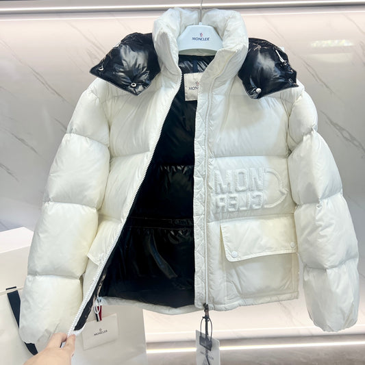 MONCLER ABBAYE white black